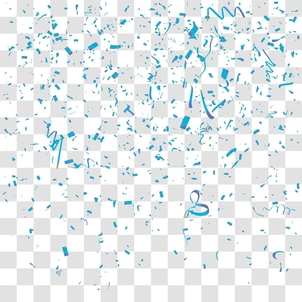 many falling tiny confetti vector