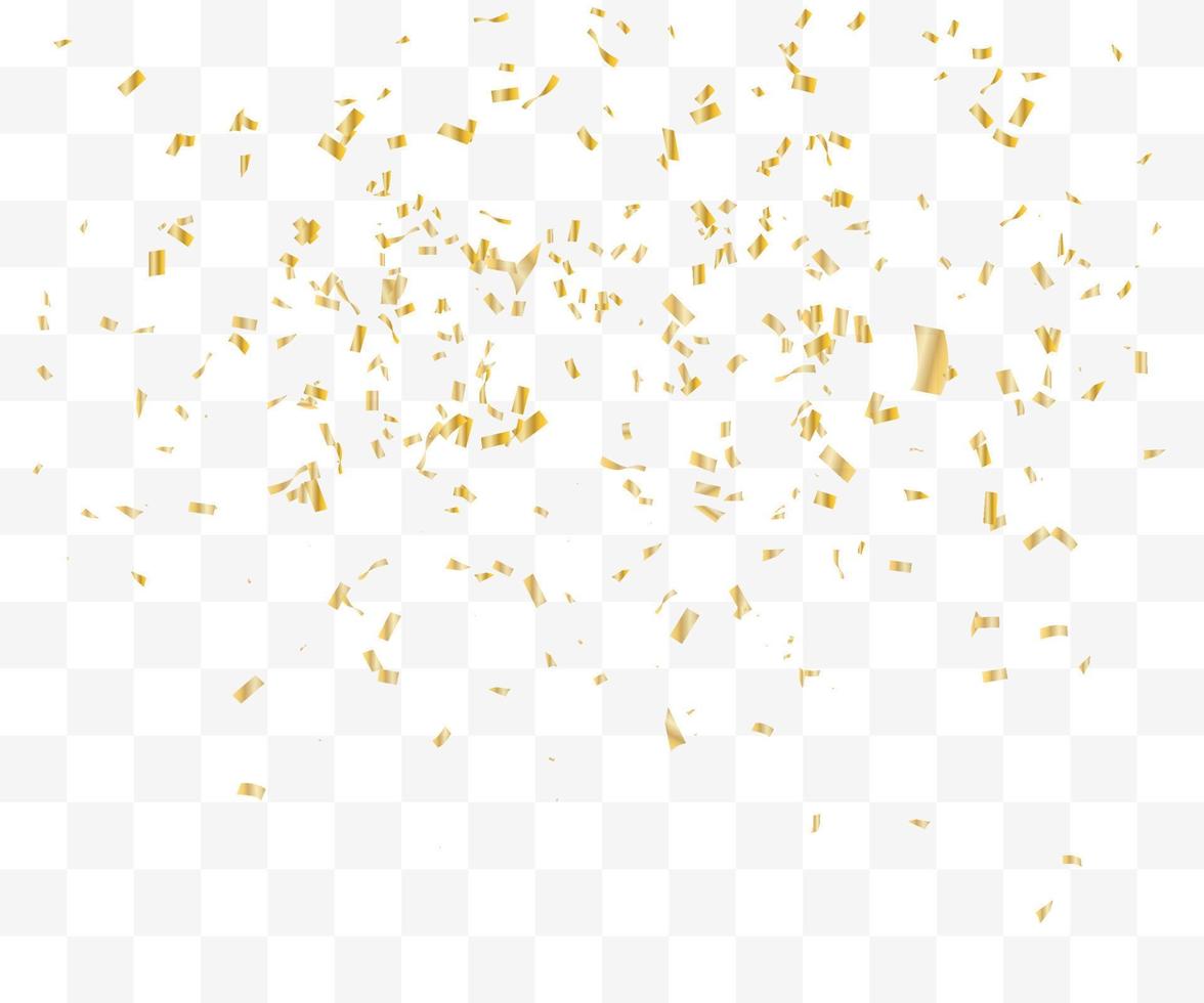 many falling tiny confetti vector