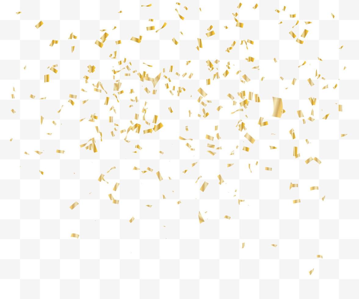 many falling tiny confetti vector