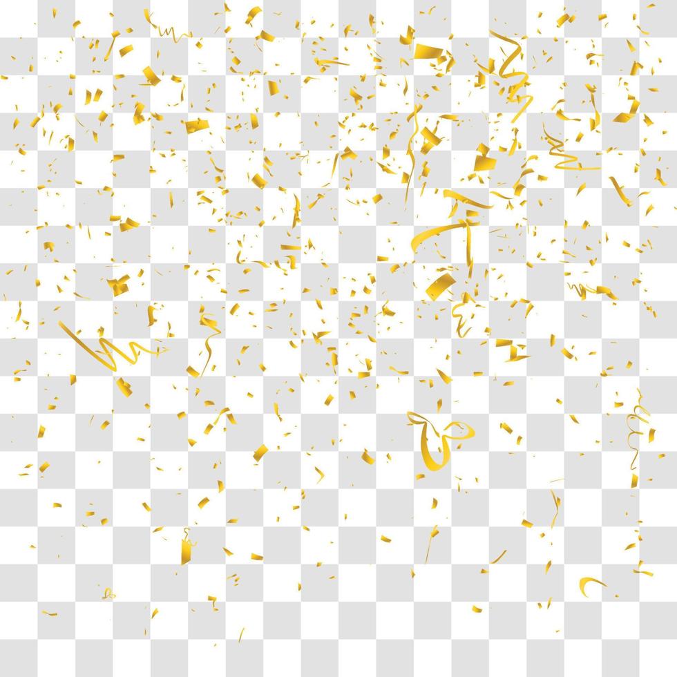 many falling tiny confetti vector