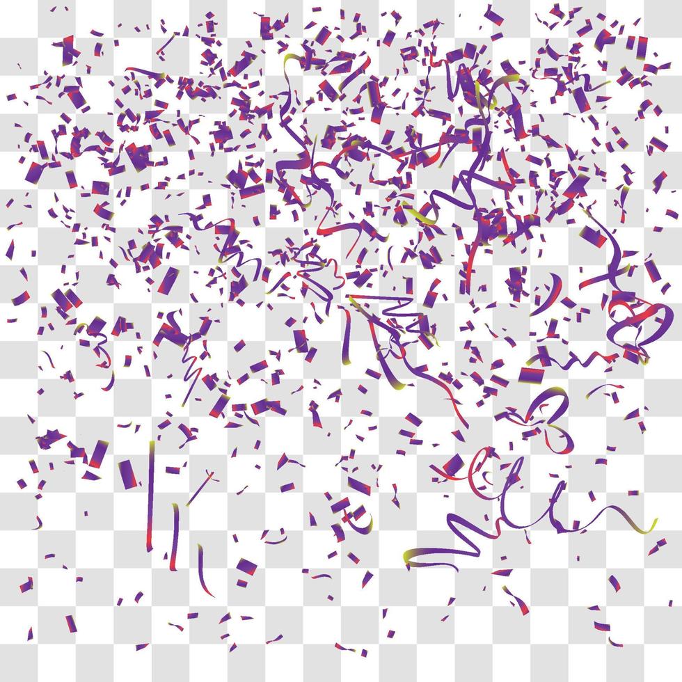 many falling tiny confetty vector