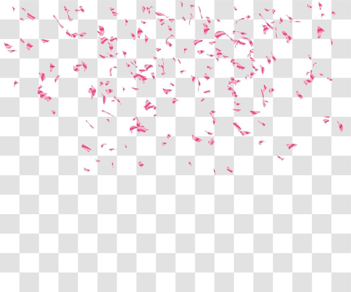 many falling tiny confetty vector