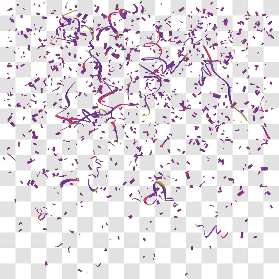 many falling tiny confetty vector