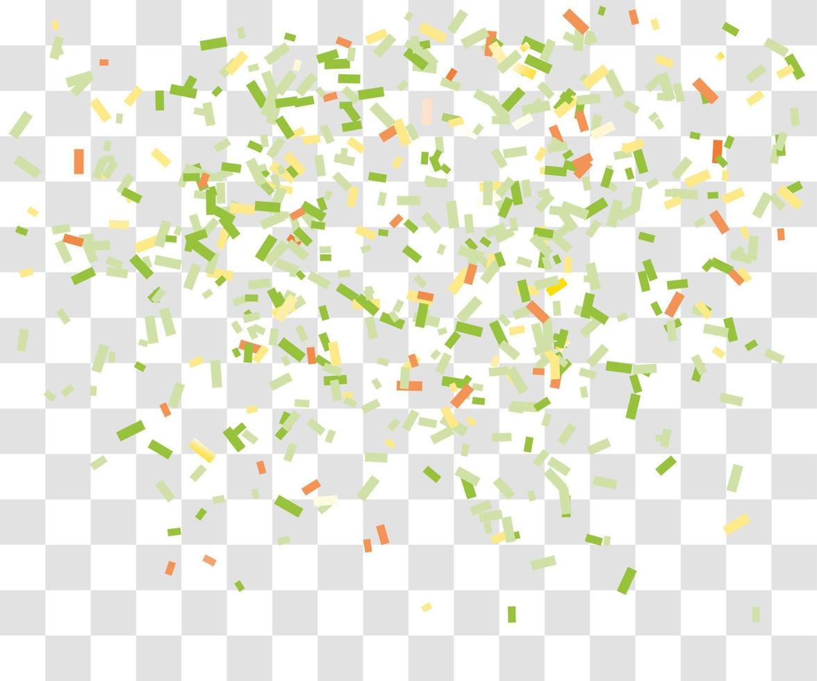 many falling tiny confetti vector