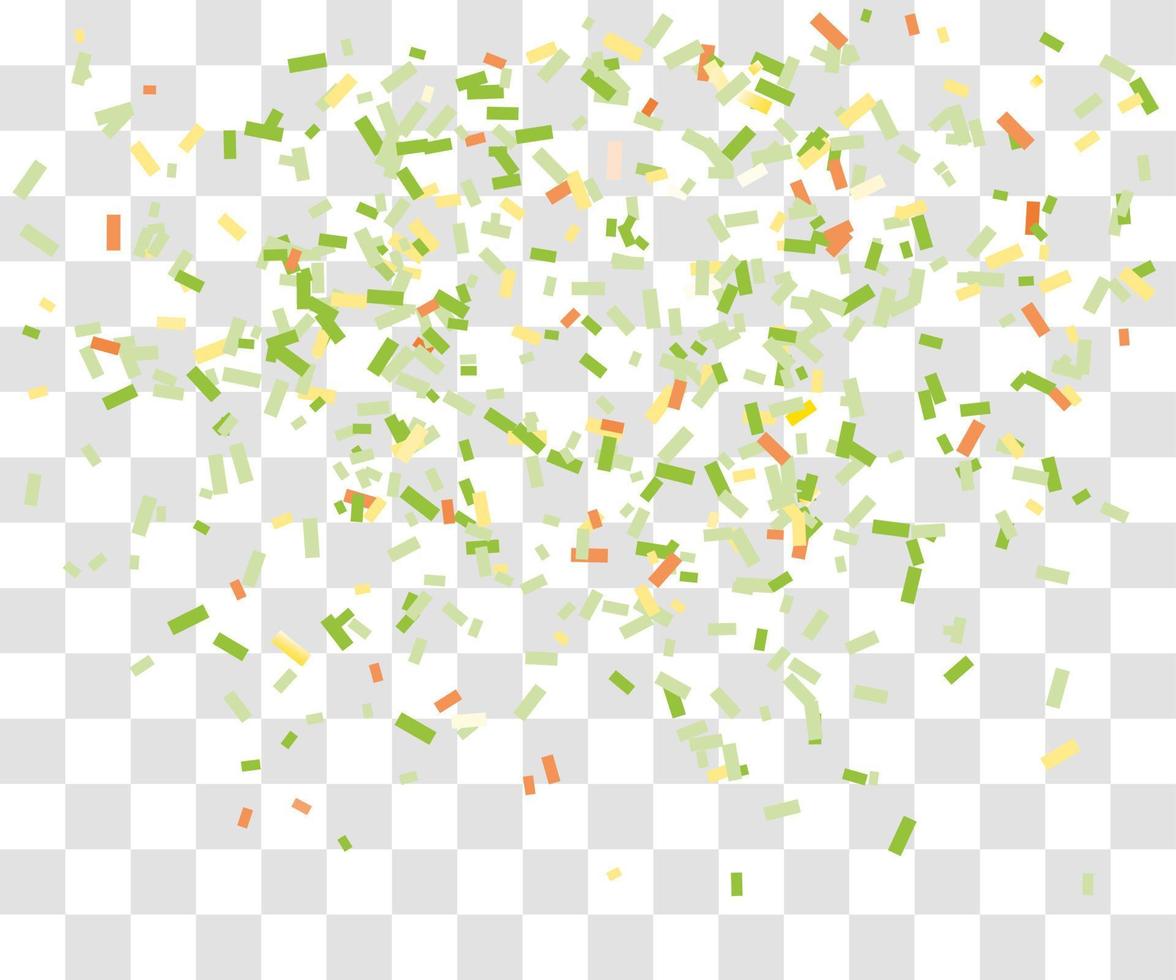 muchos pequeños confeti cayendo vector