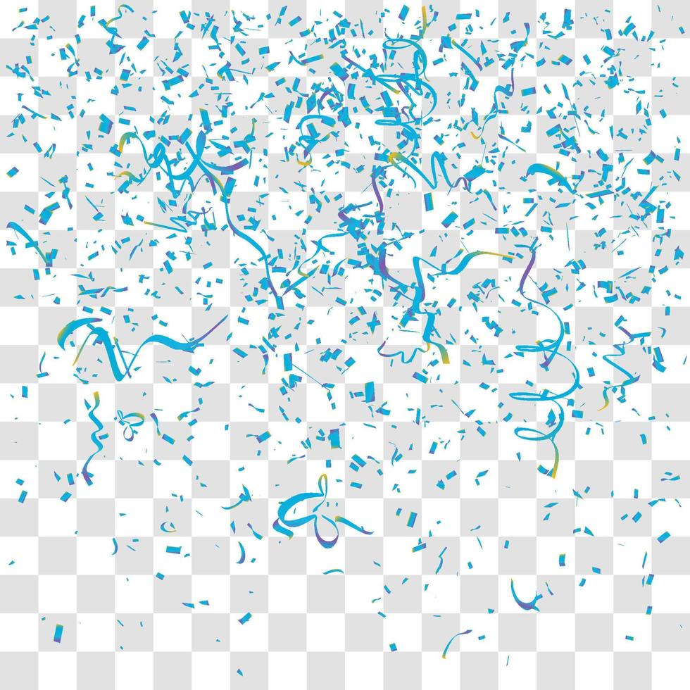 many falling tiny confetti vector