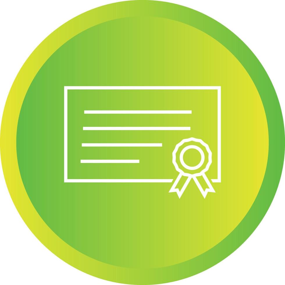 Beautiful Degree Line Vector Icon
