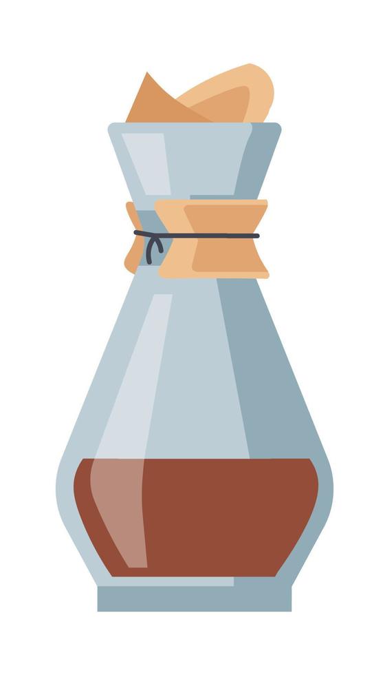 Coffee powder in container, aromatic beverage vector