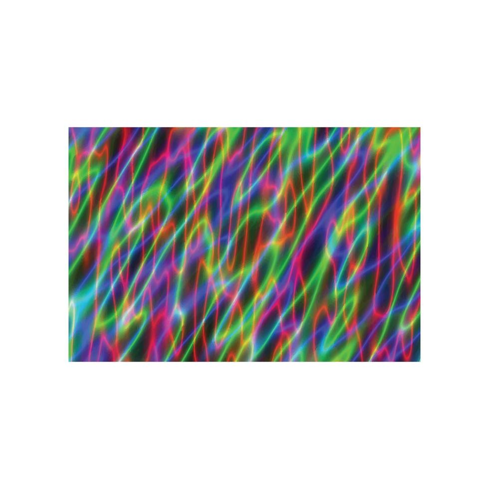 fondo de líneas de neón de color arco iris, textura de luz de neón, textura degradada, fondo holográfico vector