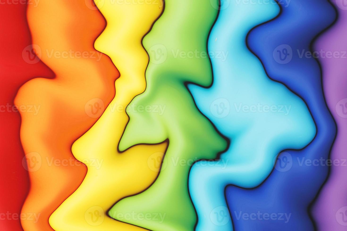 abstract multicolored background in rainbow colors. lgbt pride flag photo