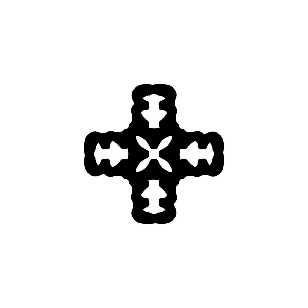 icono de cruz. símbolo de fondo de cartel de vacaciones de religión cristiana de estilo simple. elemento de diseño del logotipo de la marca de la tienda de religión cristiana. impresión cruzada de camisetas. vector para pegatina.