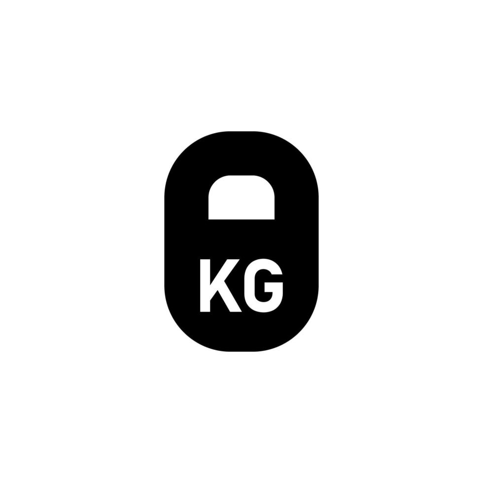 Calibration weight stone icon. Simple style poster background symbol. Calibration weight stone brand logo design element. Calibration weight stone t-shirt printing. Vector for sticker.