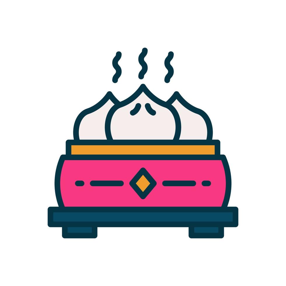 dumpling icon for your website, mobile, presentation, and logo design. vector