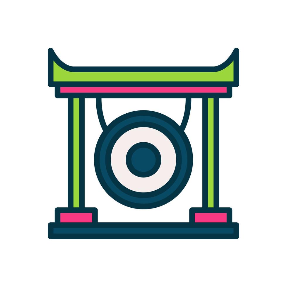 gong icon for your website, mobile, presentation, and logo design. vector