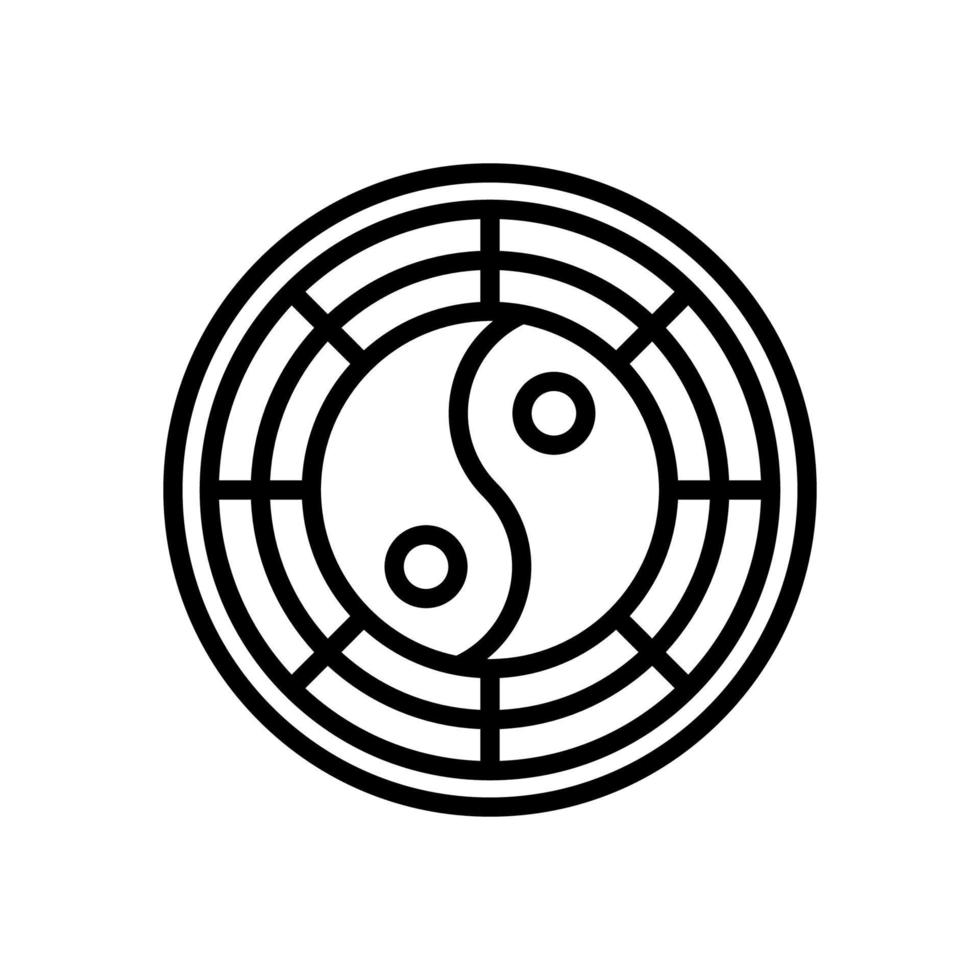 yin yang icon for your website, mobile, presentation, and logo design. vector