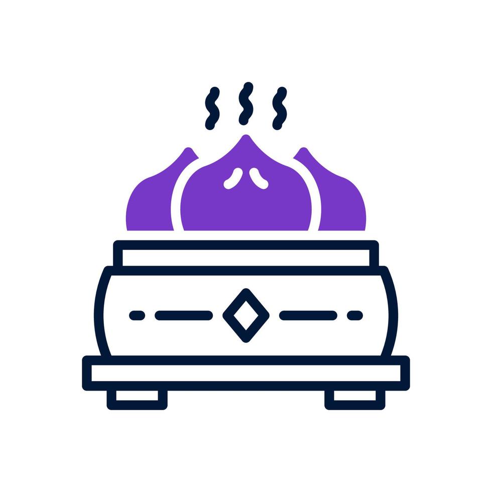 dumpling icon for your website, mobile, presentation, and logo design. vector