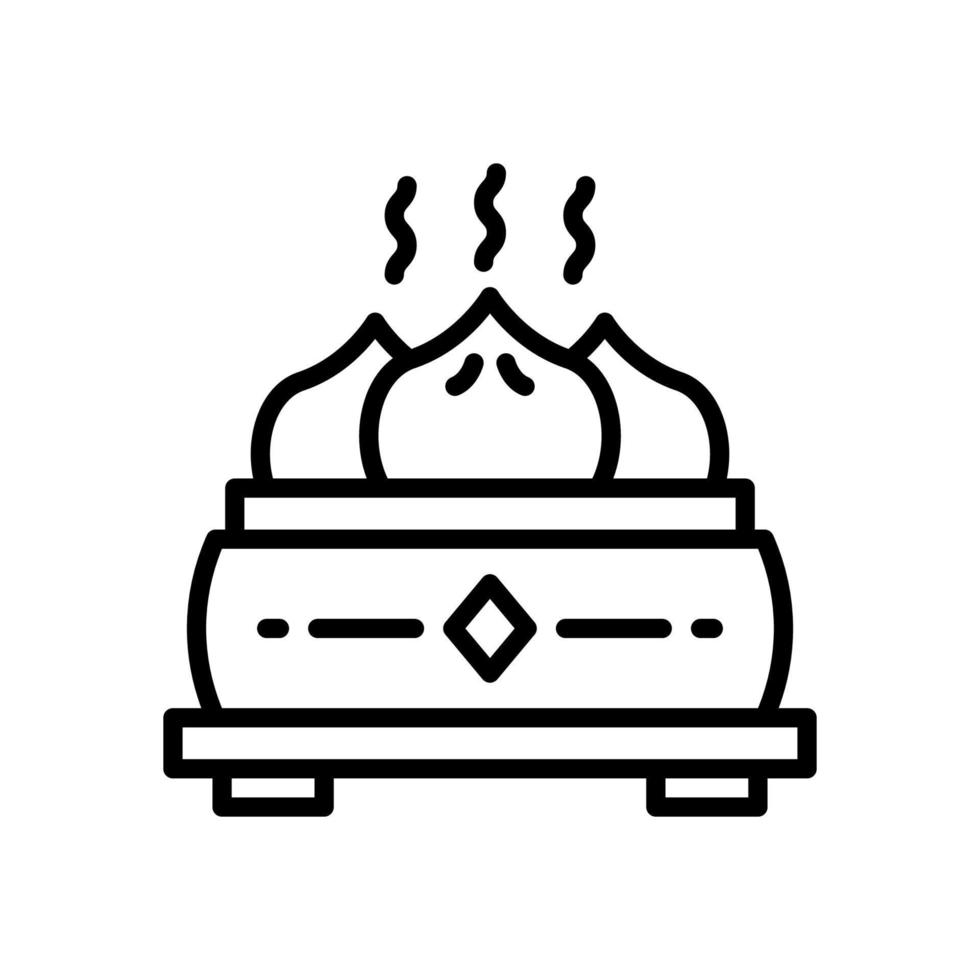 dumpling icon for your website, mobile, presentation, and logo design. vector