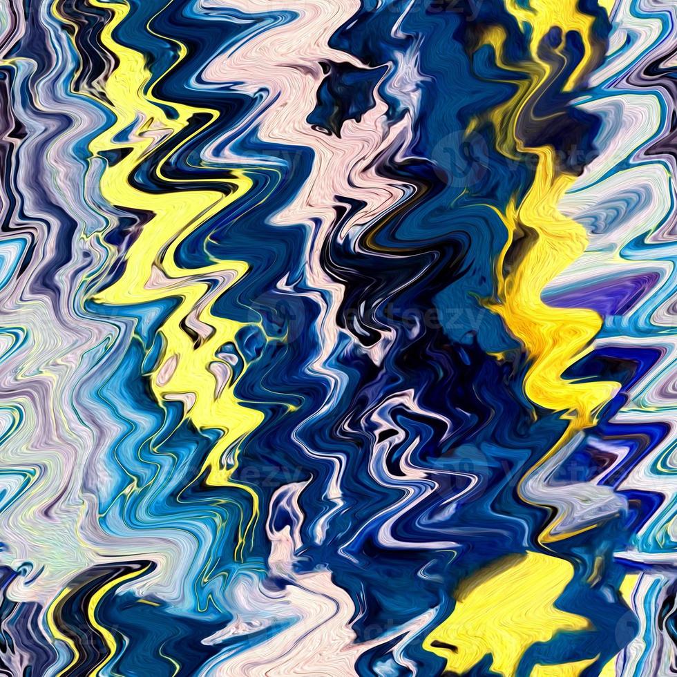 Seamless colorful abstract pattern, watercolor effects. photo