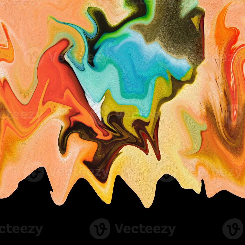 Watercolor abstract pattern, watercolor art, colorful motion blur background. photo
