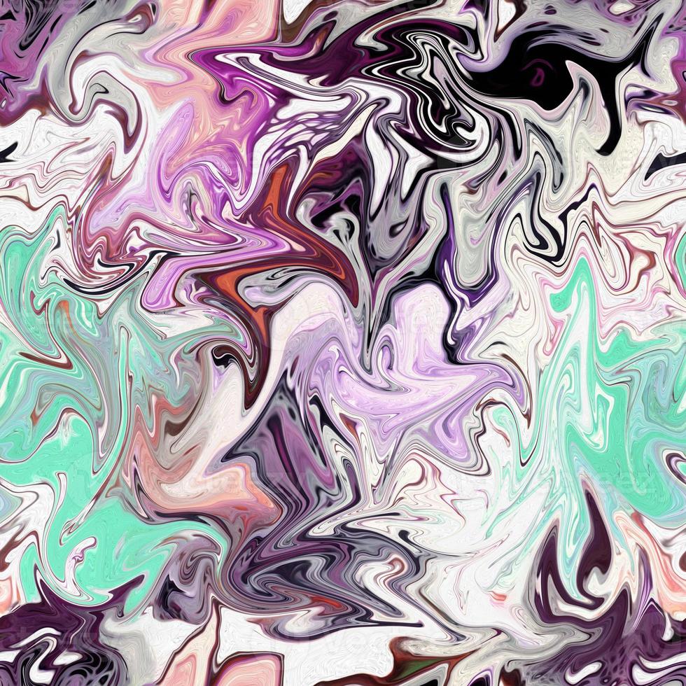Seamless colorful abstract pattern, watercolor effects. photo