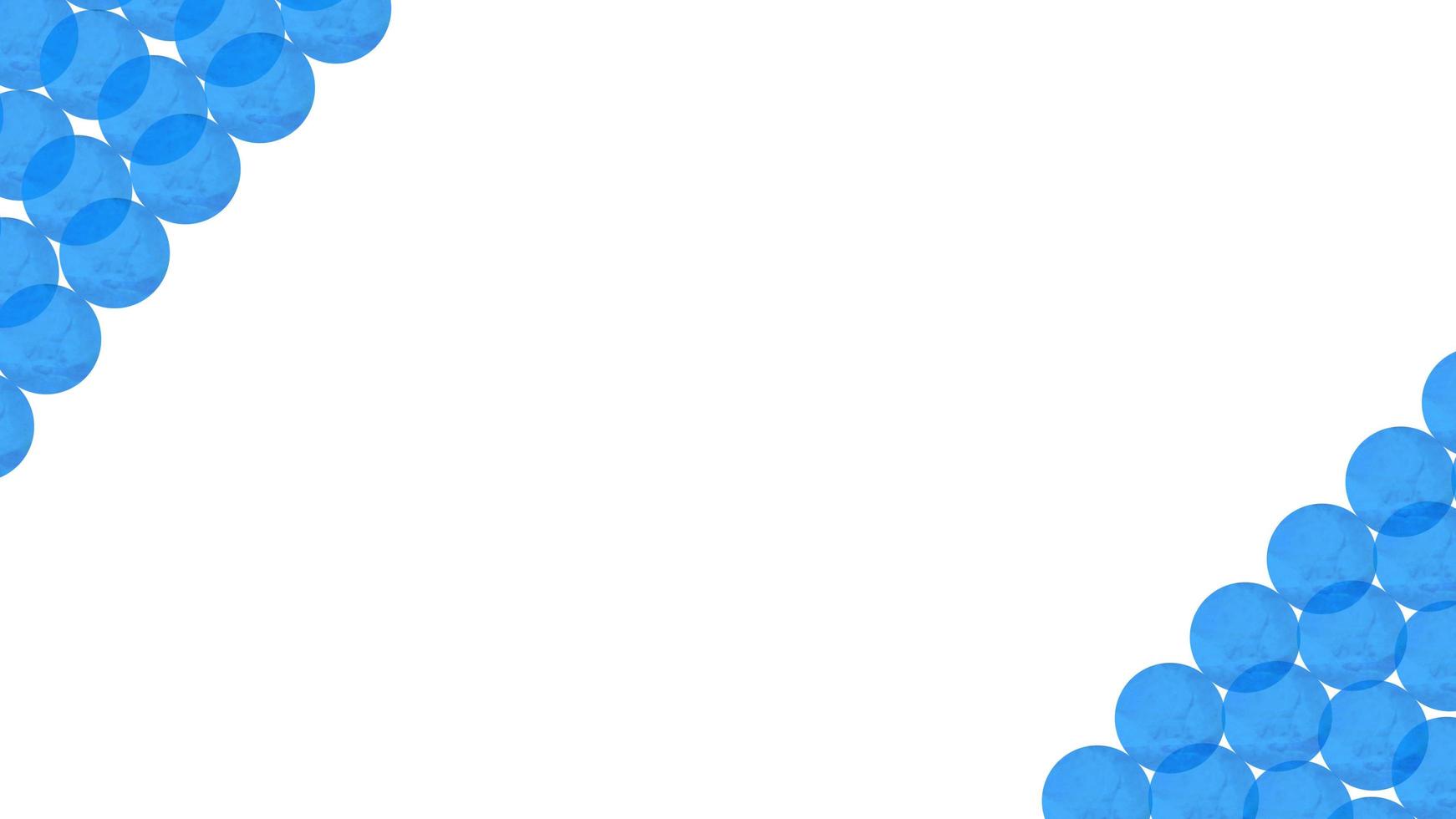 blue bubble frame background photo