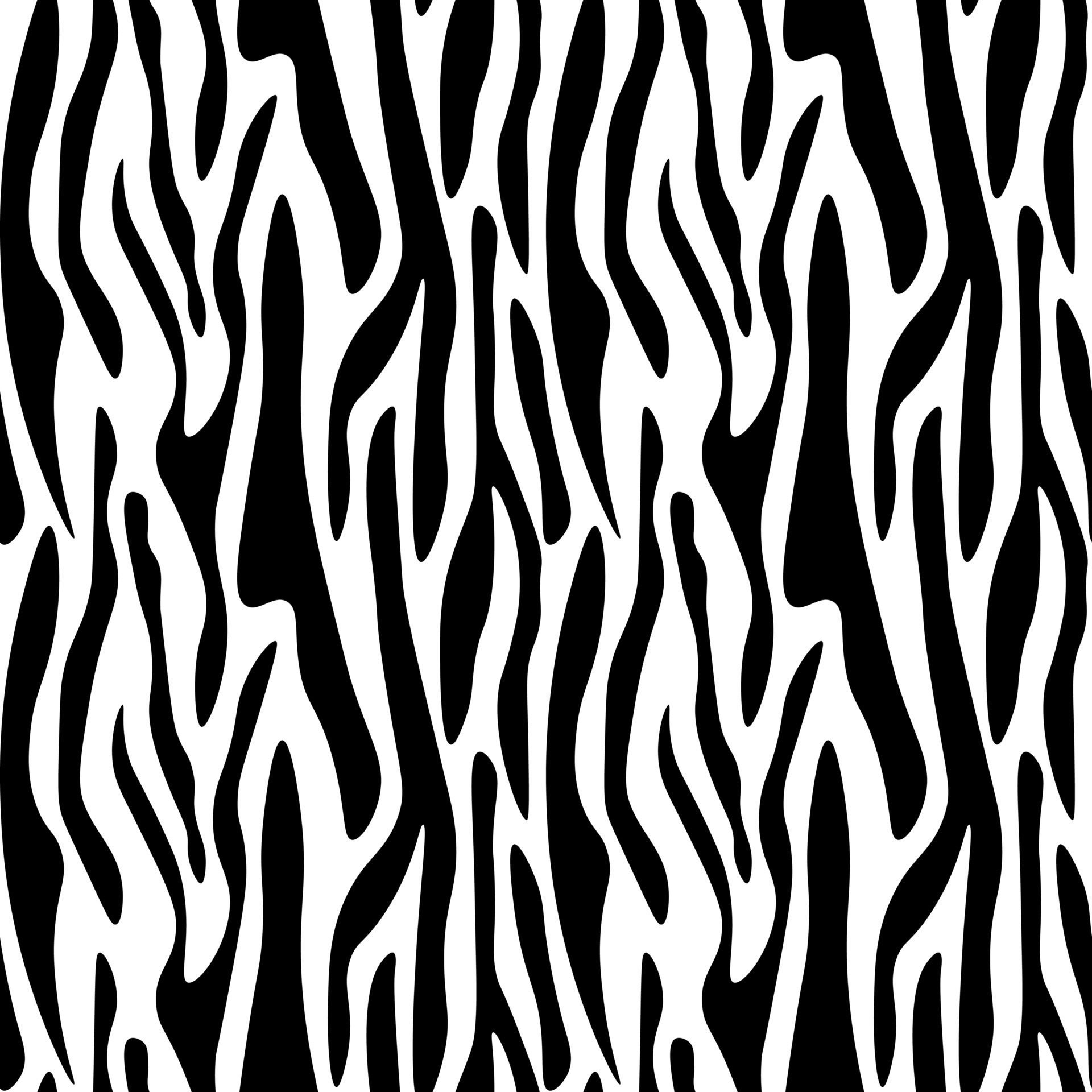 Zebra fur texture. Animal print zebra seamless black and white pattern