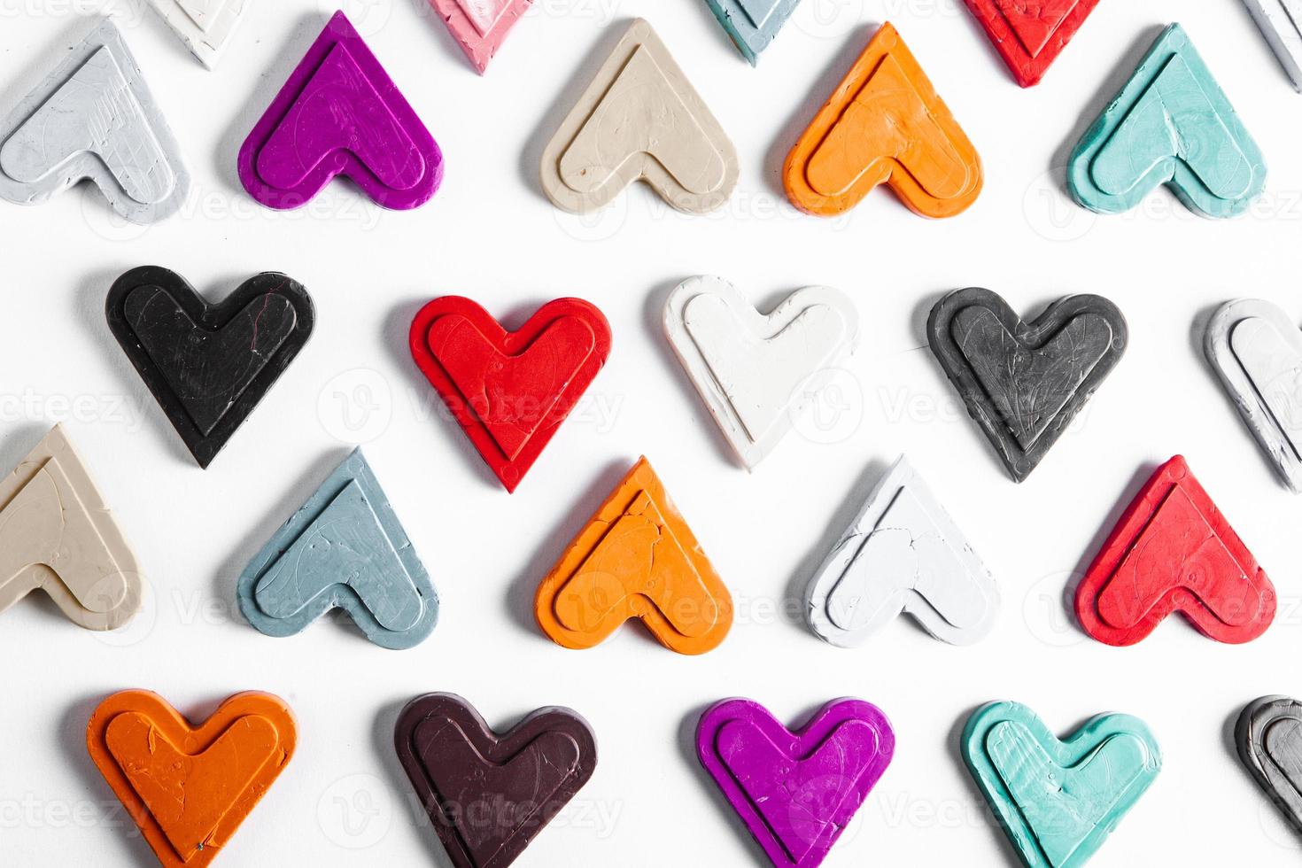 Texture with love hearts for design. Valentines day card concept. Heart for Valentines Day greeting card. Love is. photo