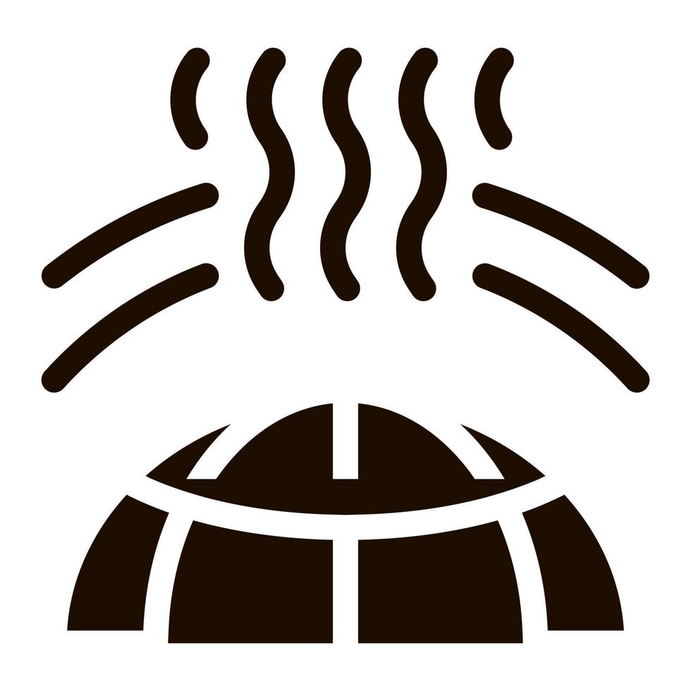 Planet Earth Ozone Hole Vector Icon