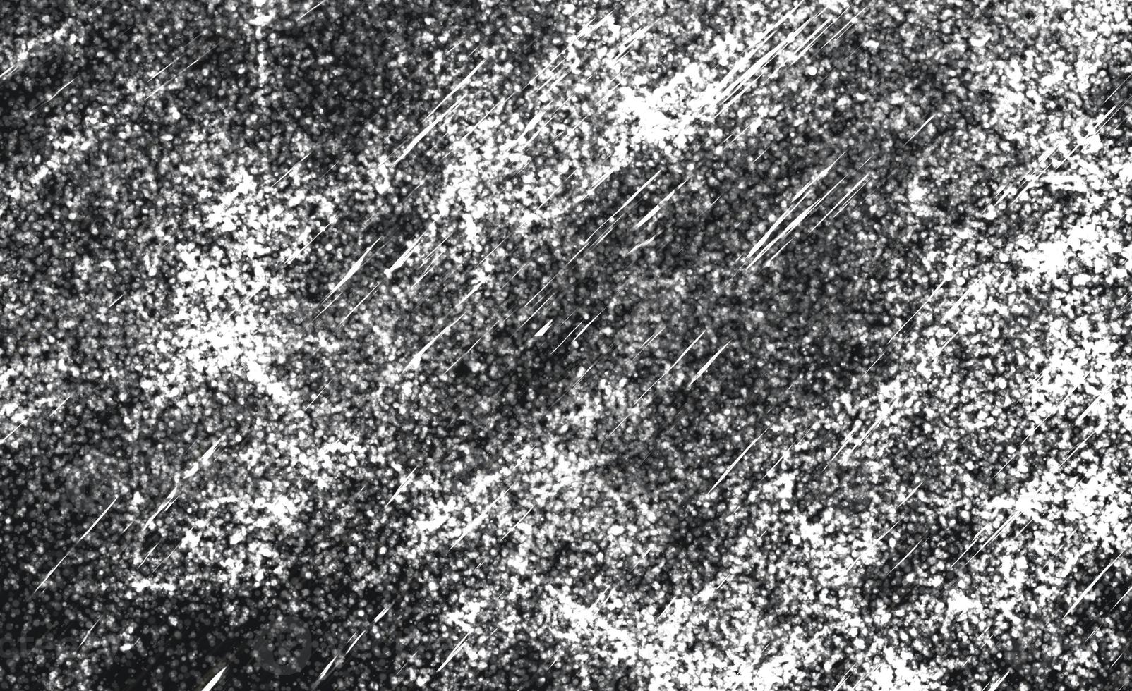 Grunge Black And White Urban. Dark Messy Dust Overlay Distress Background. Easy To Create Abstract Dotted, Scratched, Vintage Effect With Noise And Grain photo