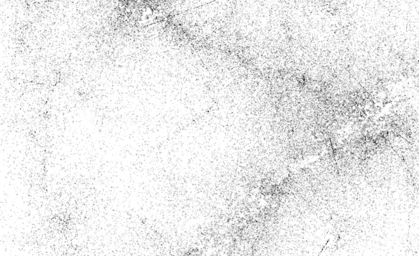 Grunge Black And White Urban. Dark Messy Dust Overlay Distress Background. Easy To Create Abstract Dotted, Scratched, Vintage Effect With Noise And Grain photo