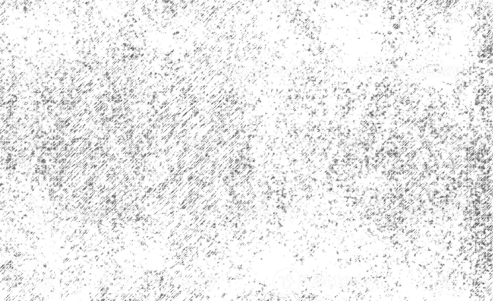 Grunge Black And White Urban. Dark Messy Dust Overlay Distress Background. Easy To Create Abstract Dotted, Scratched, Vintage Effect With Noise And Grain photo