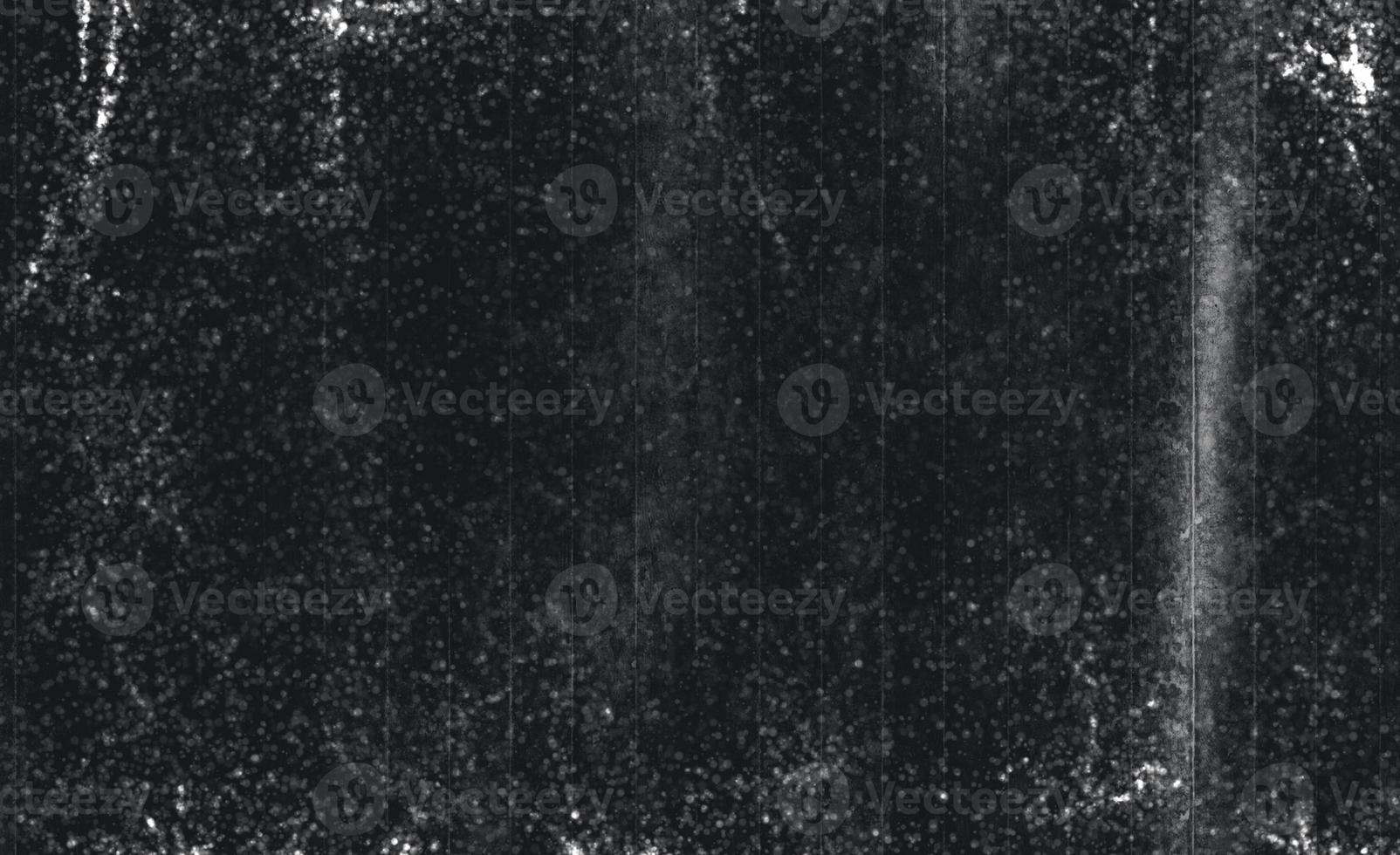 Grunge Black And White Urban. Dark Messy Dust Overlay Distress Background. Easy To Create Abstract Dotted, Scratched, Vintage Effect With Noise And Grain photo