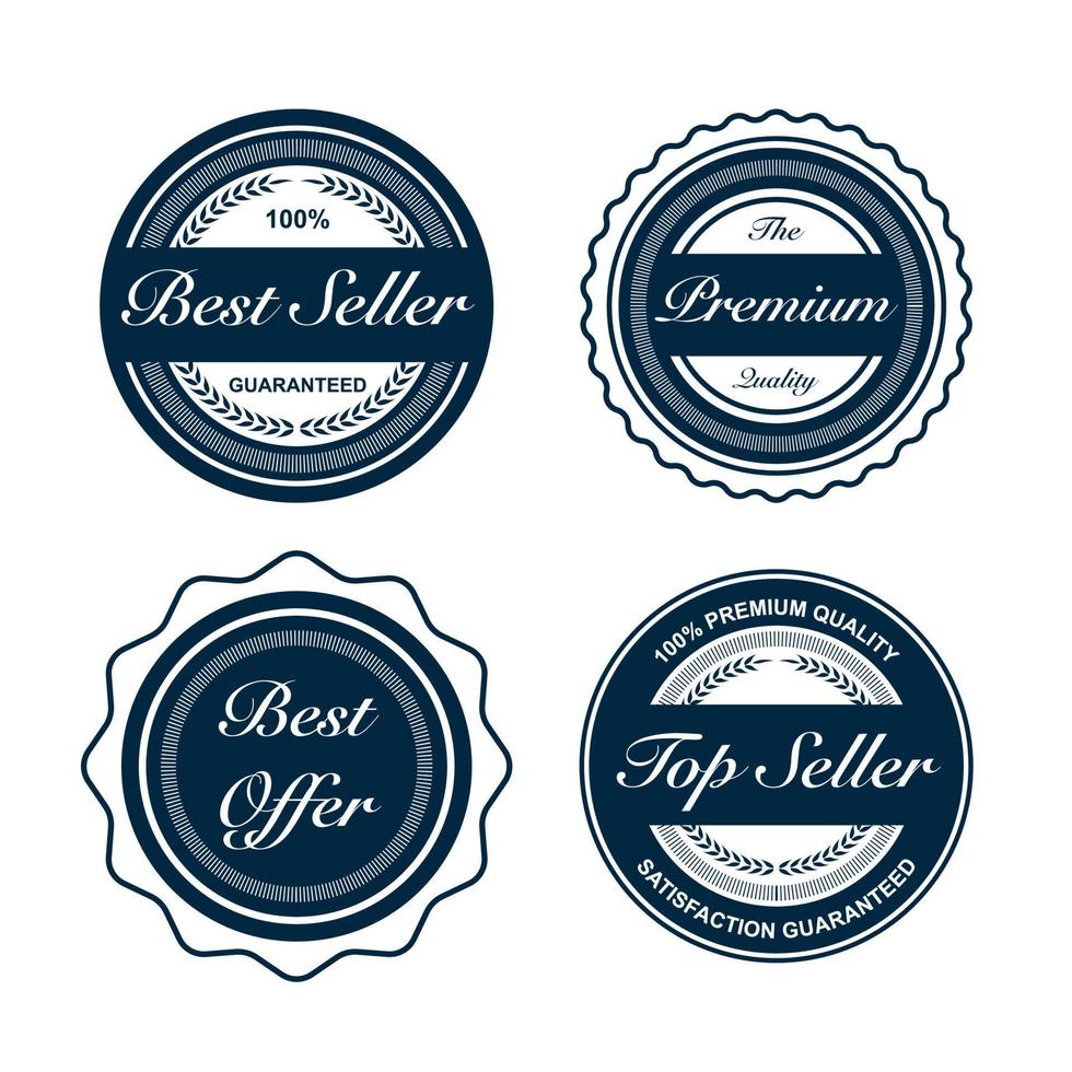 Collection of premium vector badges