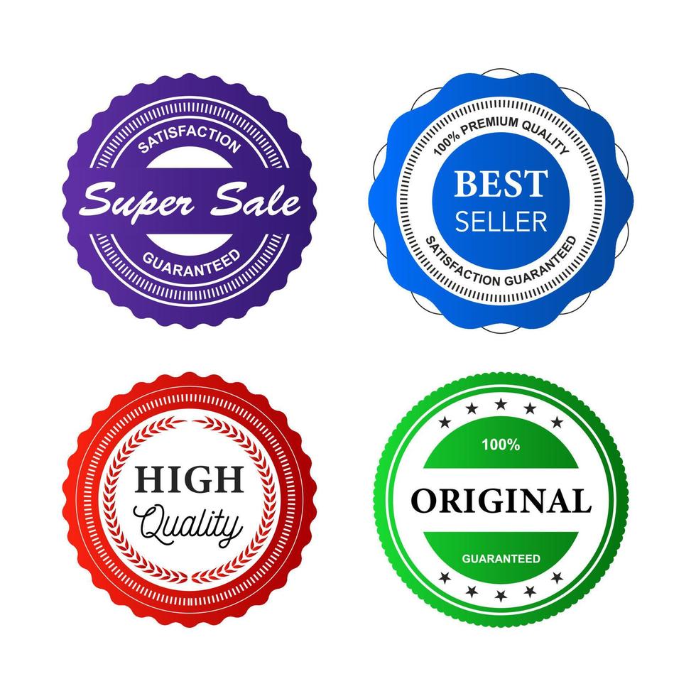 Collection of premium vector badges