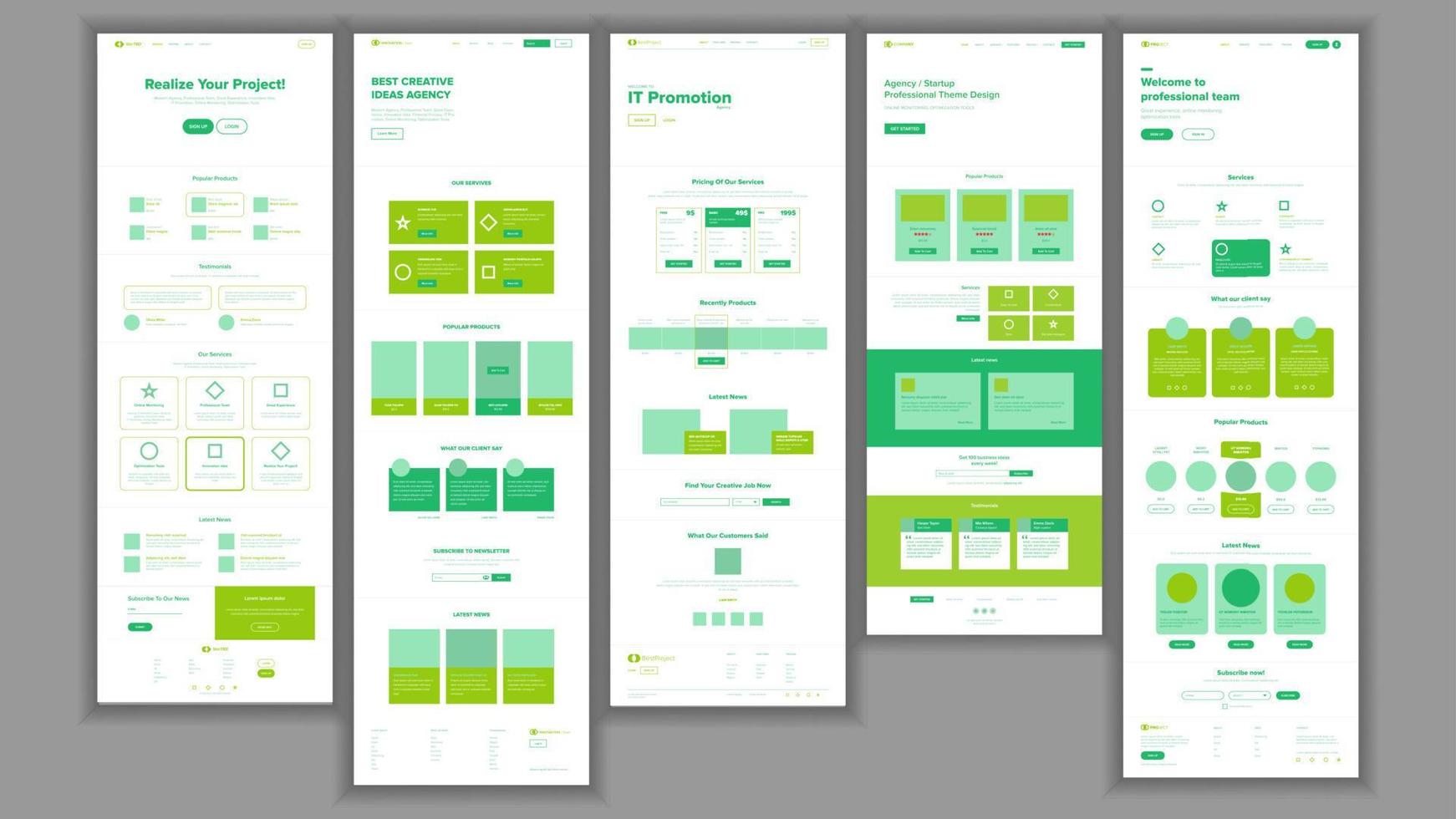 Website Template Vector. Page Business Interface. Landing Web Page. Responsive Ux Design. Responsive Blank. Finance Service. Opportunity Form. Illustration vector