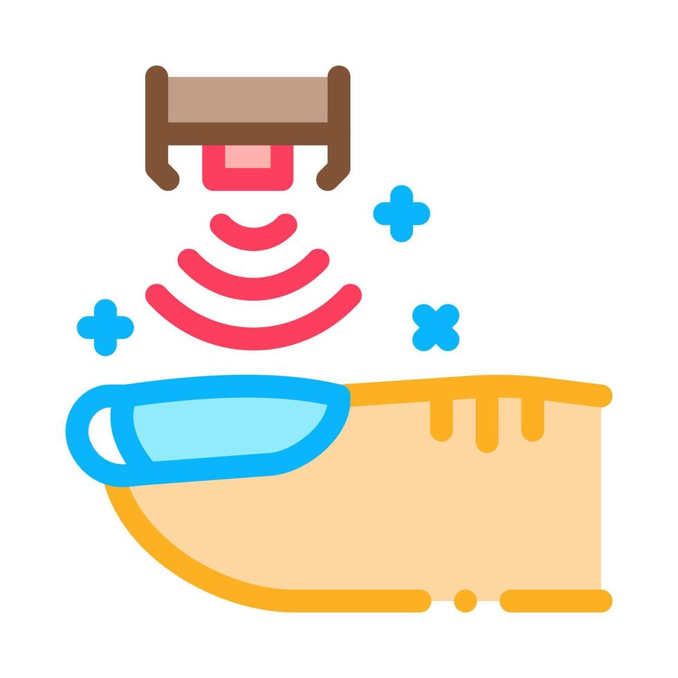 infrared dry nail polish icon vector outline illustration