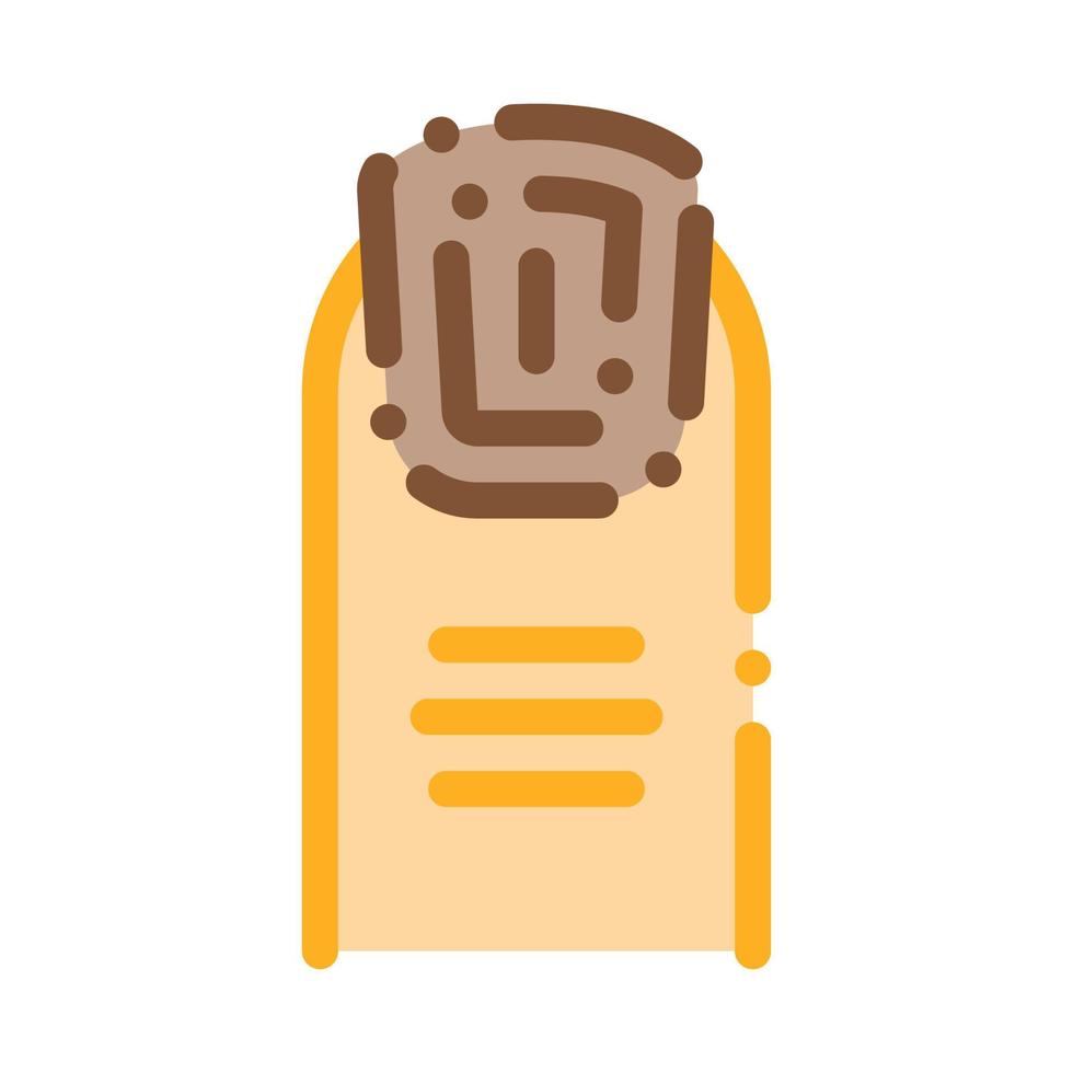 rotting nails icon vector outline illustration