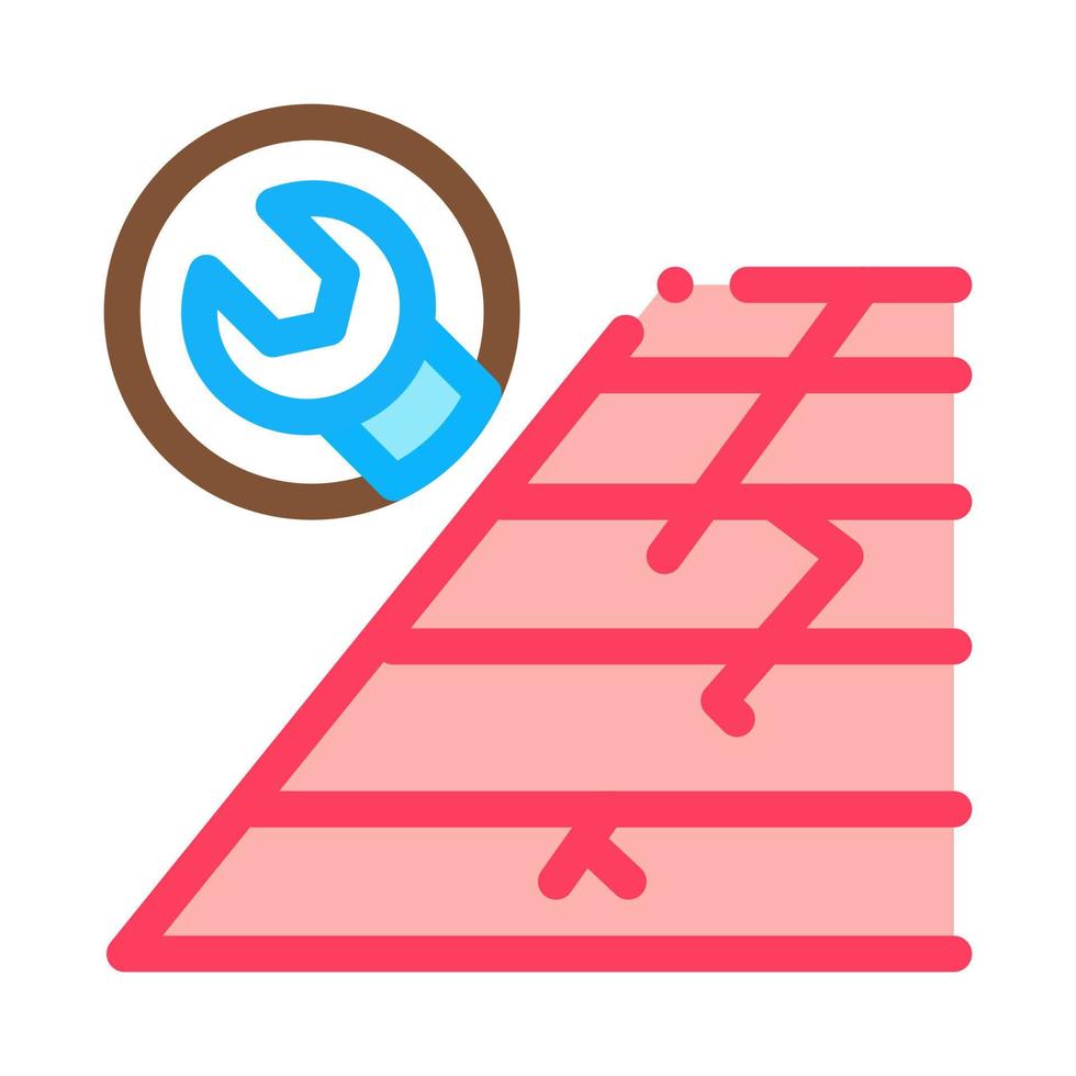 roof repair icon vector outline illustration