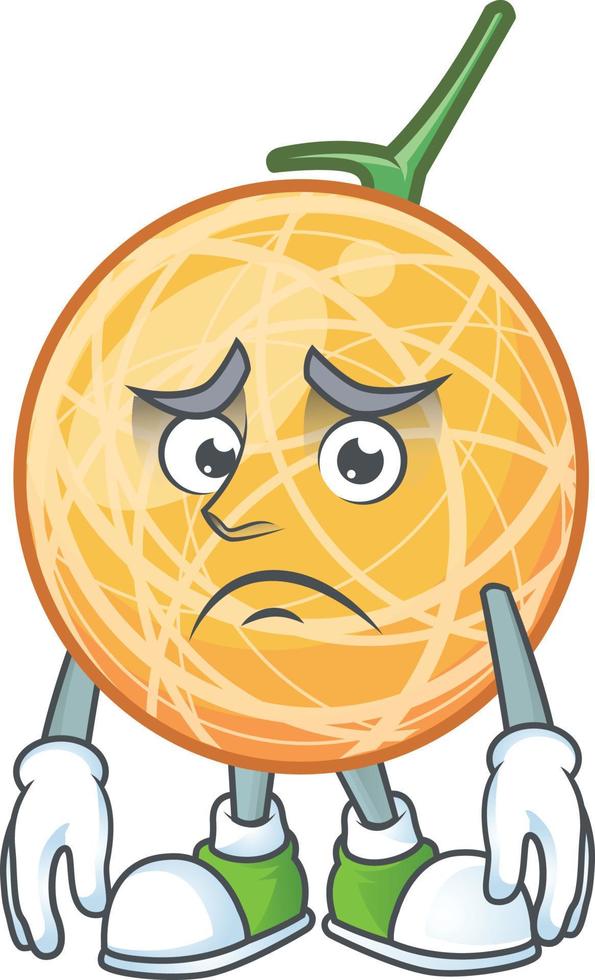 Cantaloupe Fruit Vector