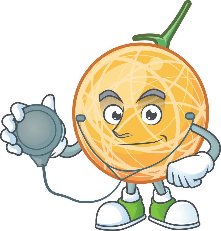 Cantaloupe Fruit Vector