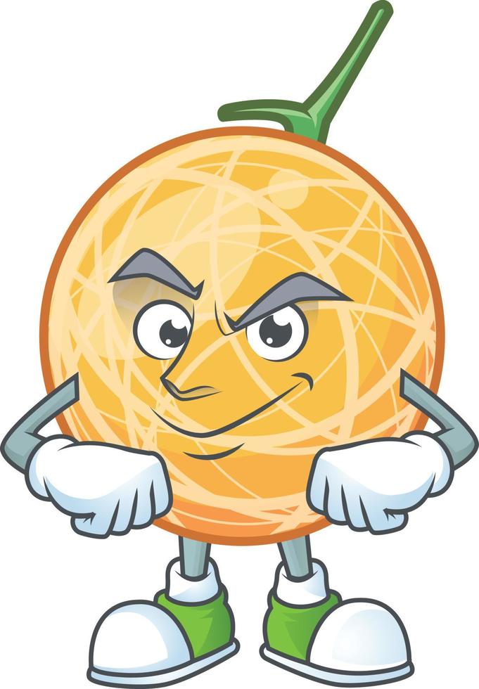 Cantaloupe Fruit Vector