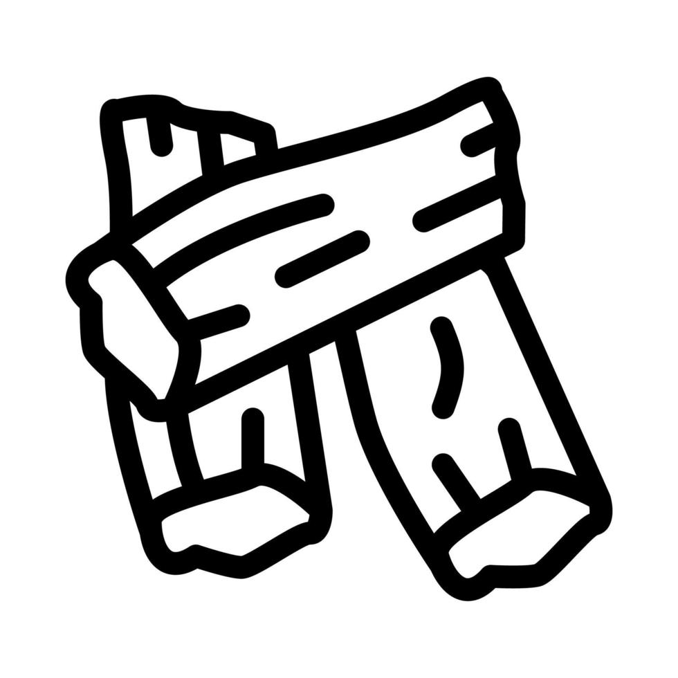 soy tofu skins icon vector outline illustration