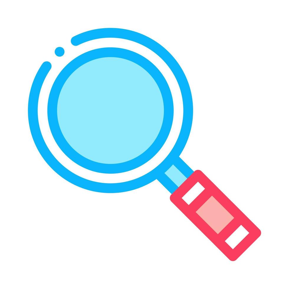 webshop research icon vector outline illustration