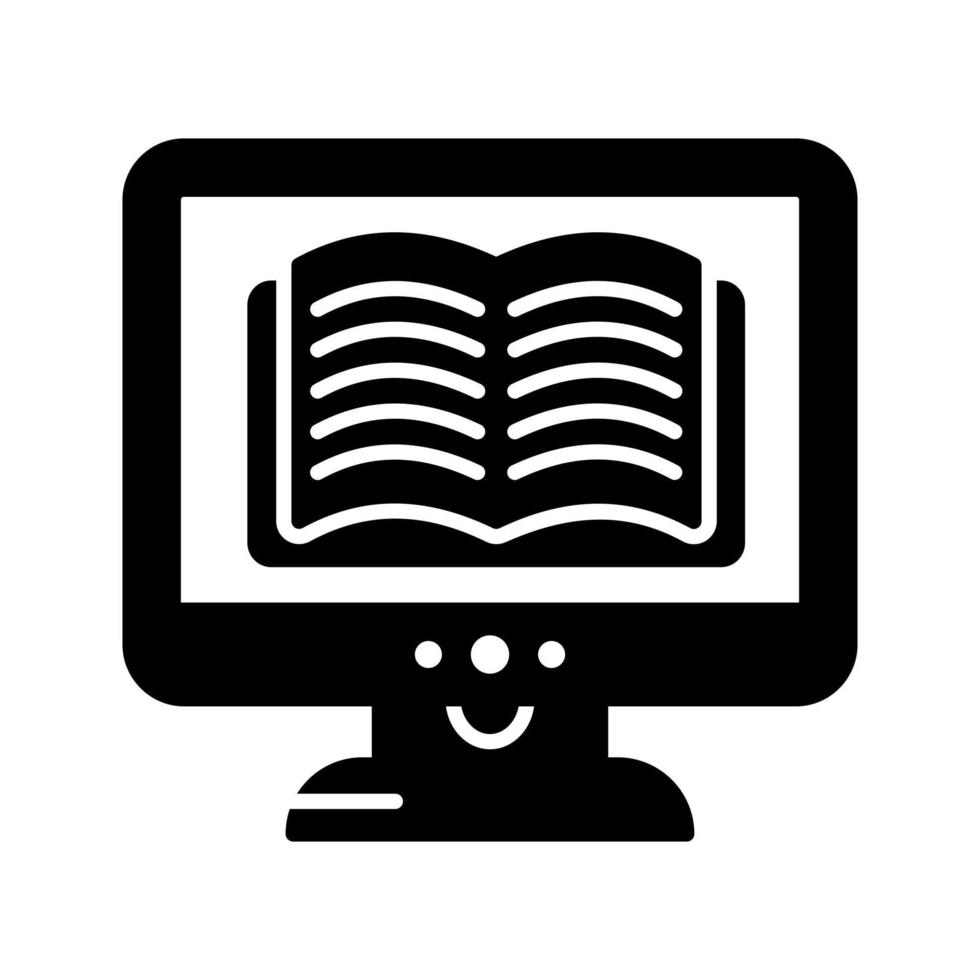 Ebook Lcd Vector Icon