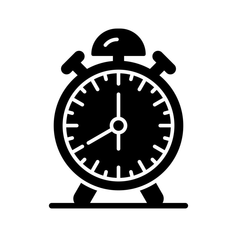 Alarm Clock Vector Icon 17538378 Vector Art at Vecteezy