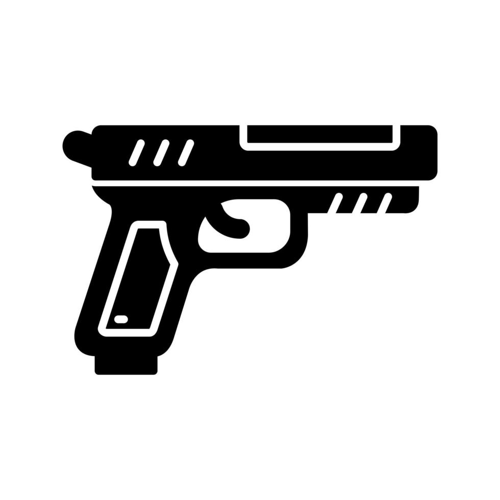 icono de vector de pistola