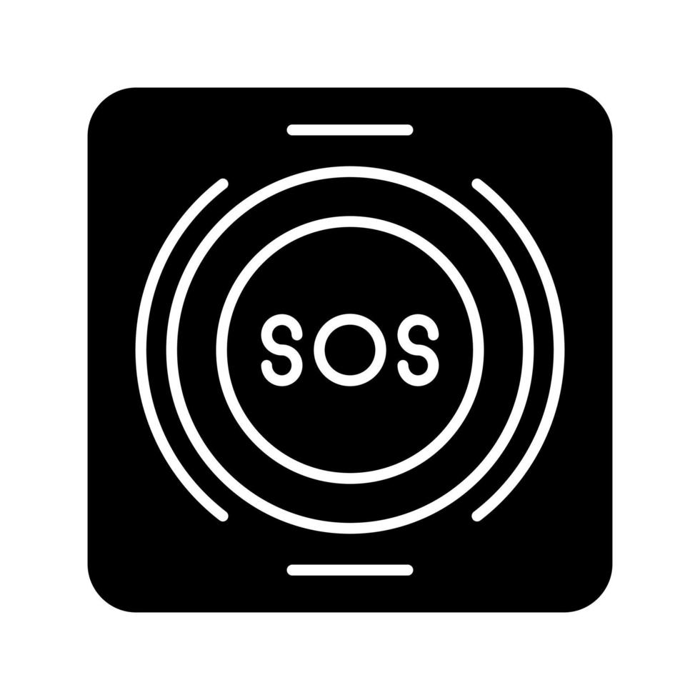 Emergency Button Vector Icon