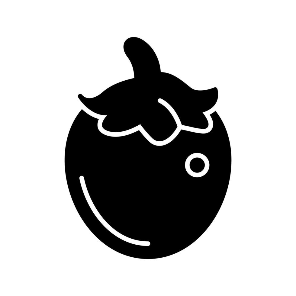 icono de vector de tomate