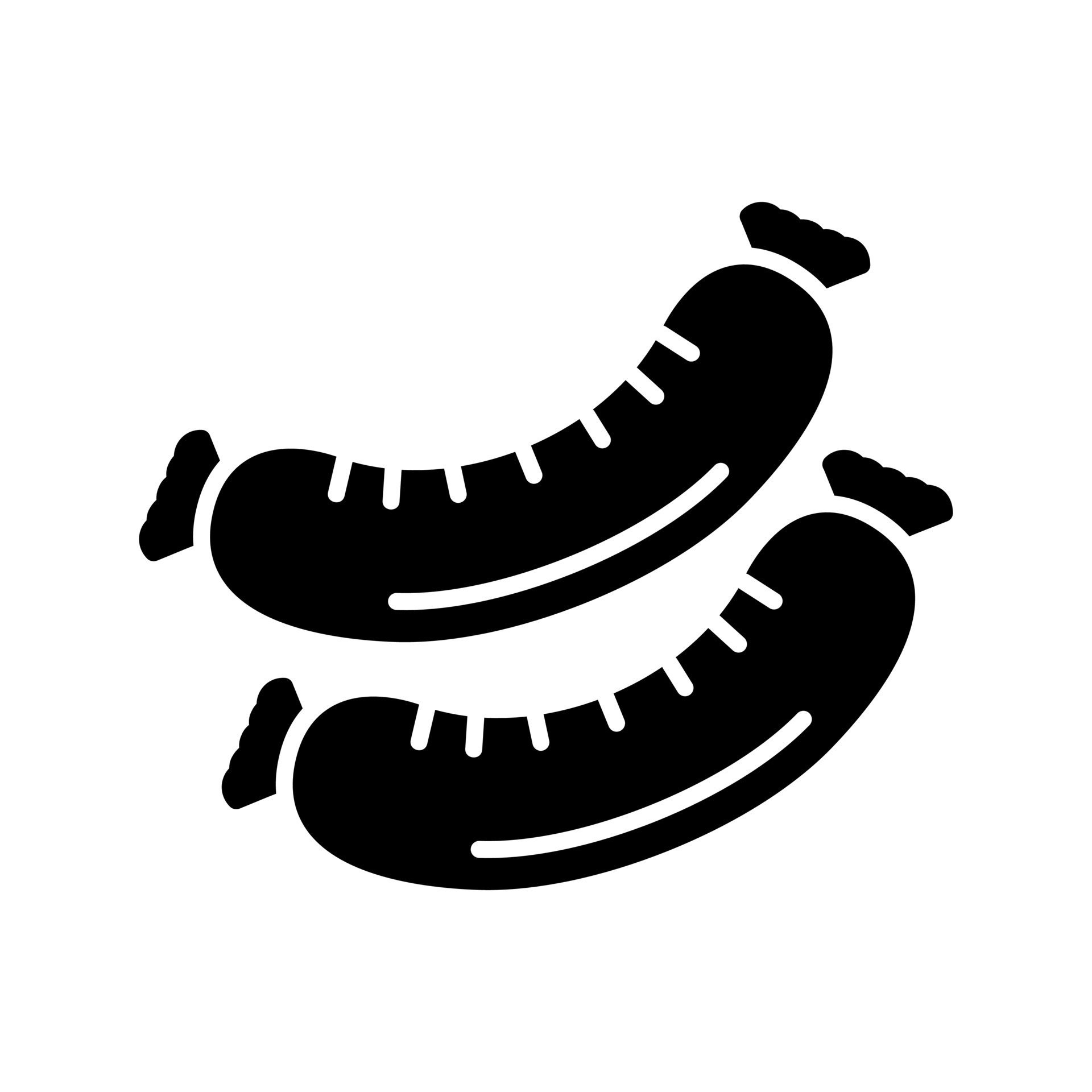 Sausage Vector Icon 17538930 Vector Art at Vecteezy