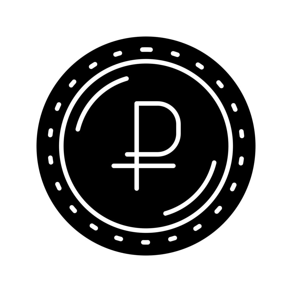 Ruble Currency Vector Icon